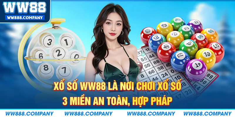 Xổ Số WW88 là nơi chơi xổ số 3 miền an toàn, hợp pháp
